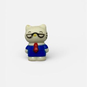 Vintage Hello Kitty Sanrio 1 inch Micro Mini Figure 2000 George White Dad Figure